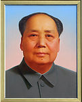 天安门城楼上的主席像