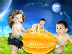 儿童果蔬摄影模版5