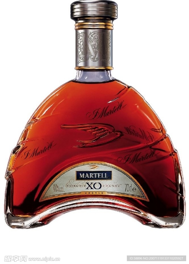 马爹利酒瓶