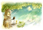精品彩绘模板1