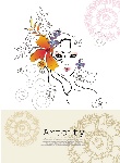 时尚元素矢量花12