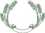 矢量稻穗麦穗花纹