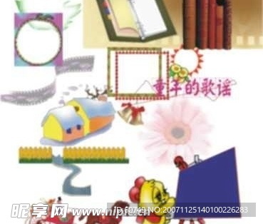 儿童摄影相册素材模板01