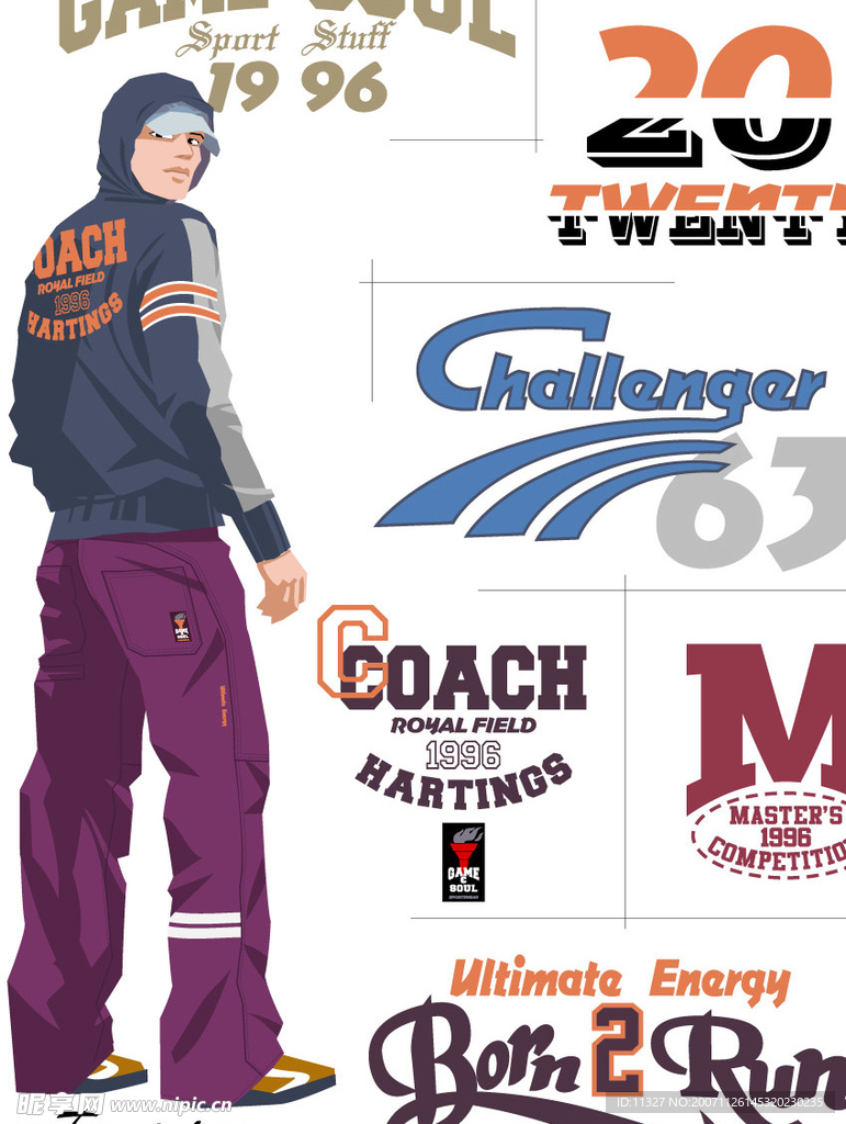 矢量服装图案设计