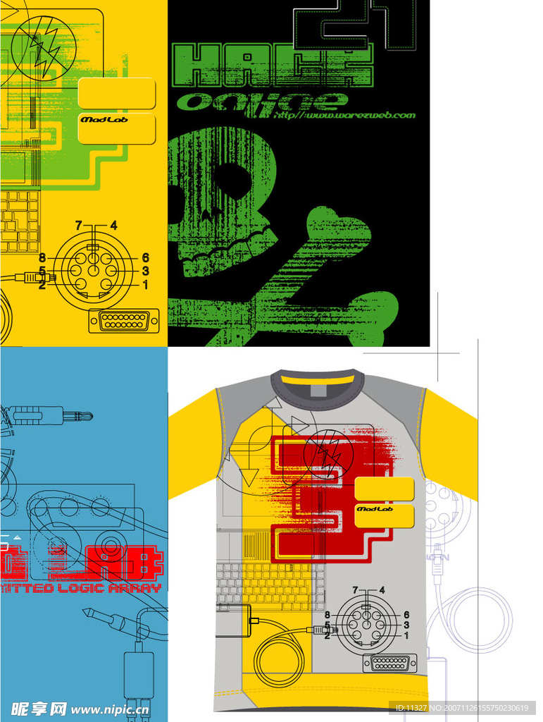 矢量服装图案设计