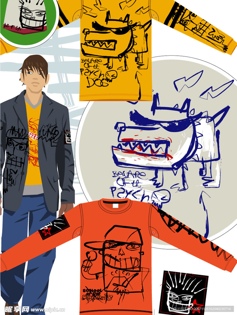矢量服装图案设计