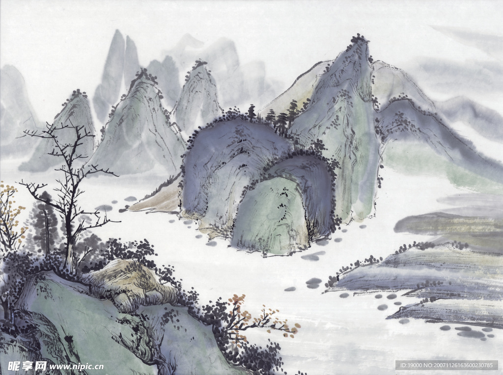 国画系列—江山多娇（54张）