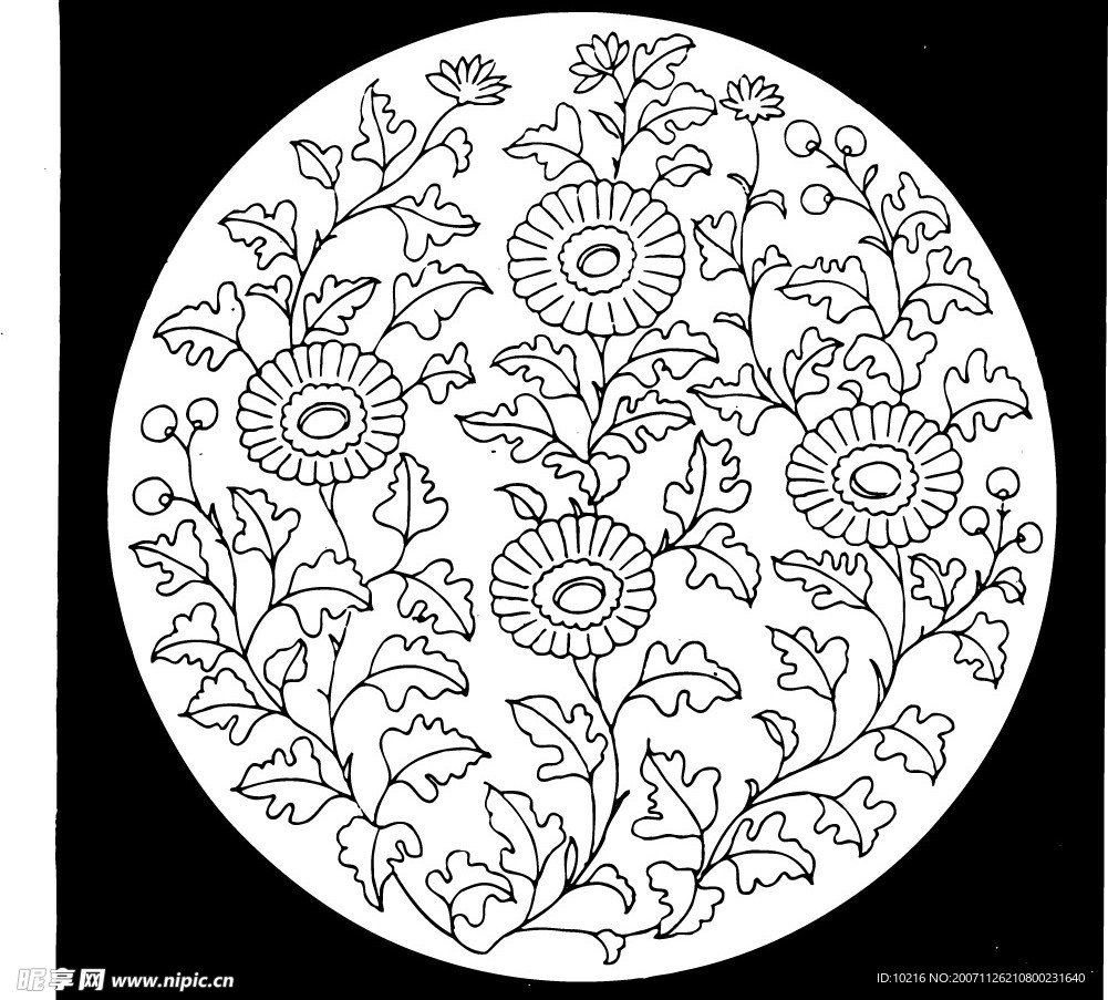 元朝时代花
