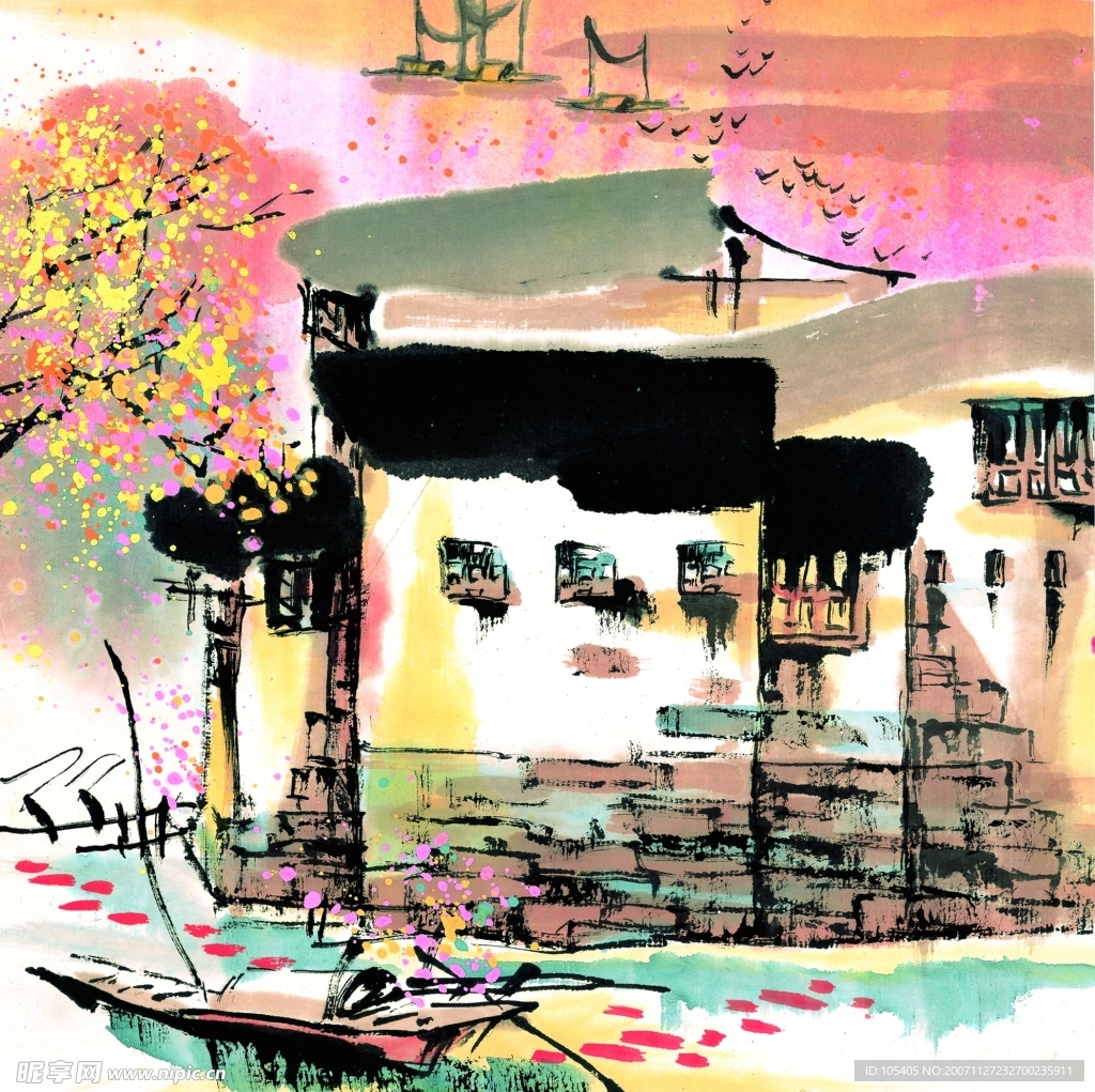 水彩画系列-秋