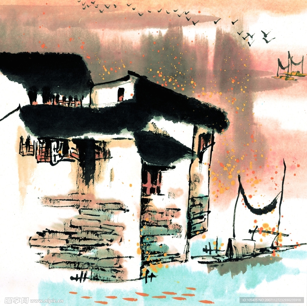 水彩画系列-秋