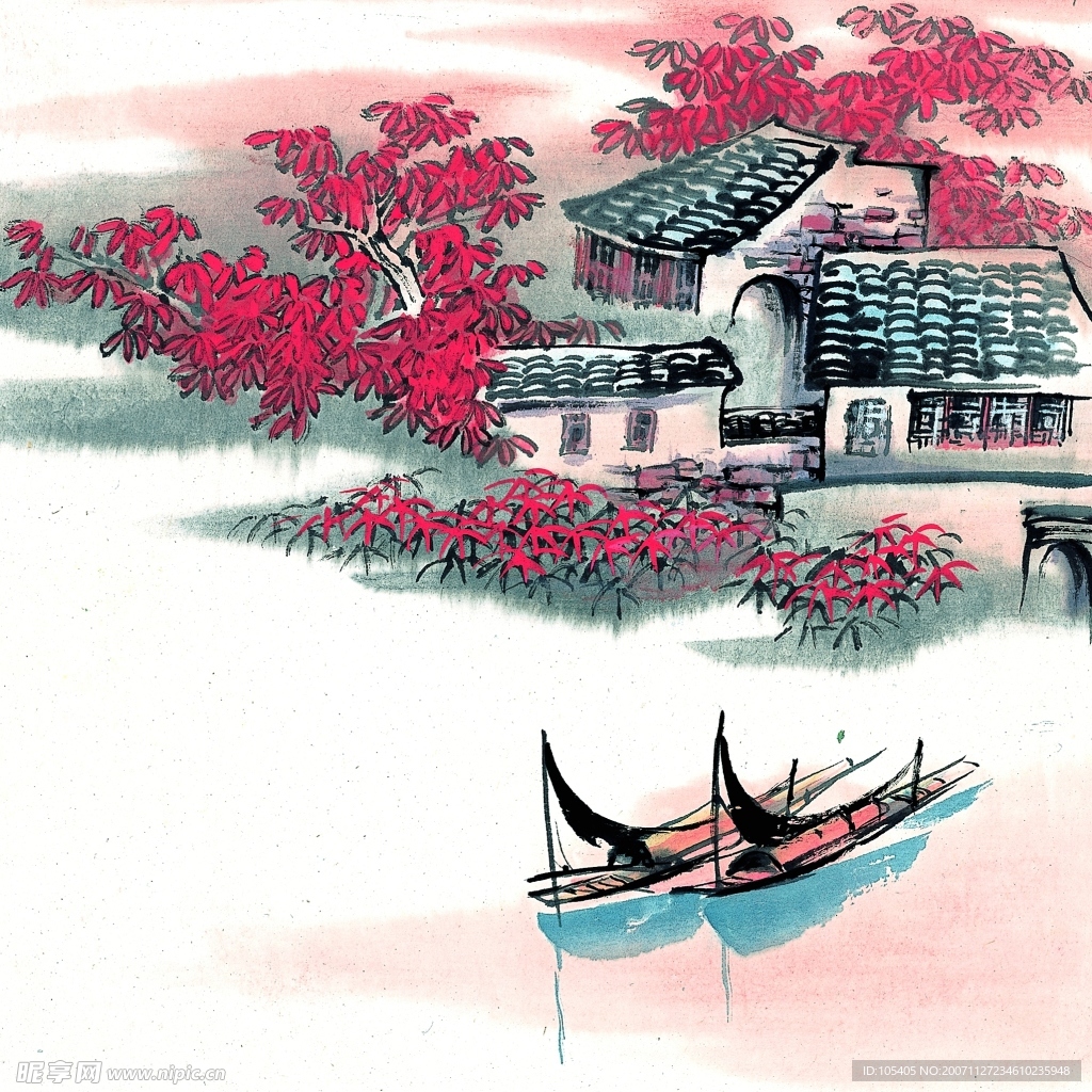 水彩画系列-秋