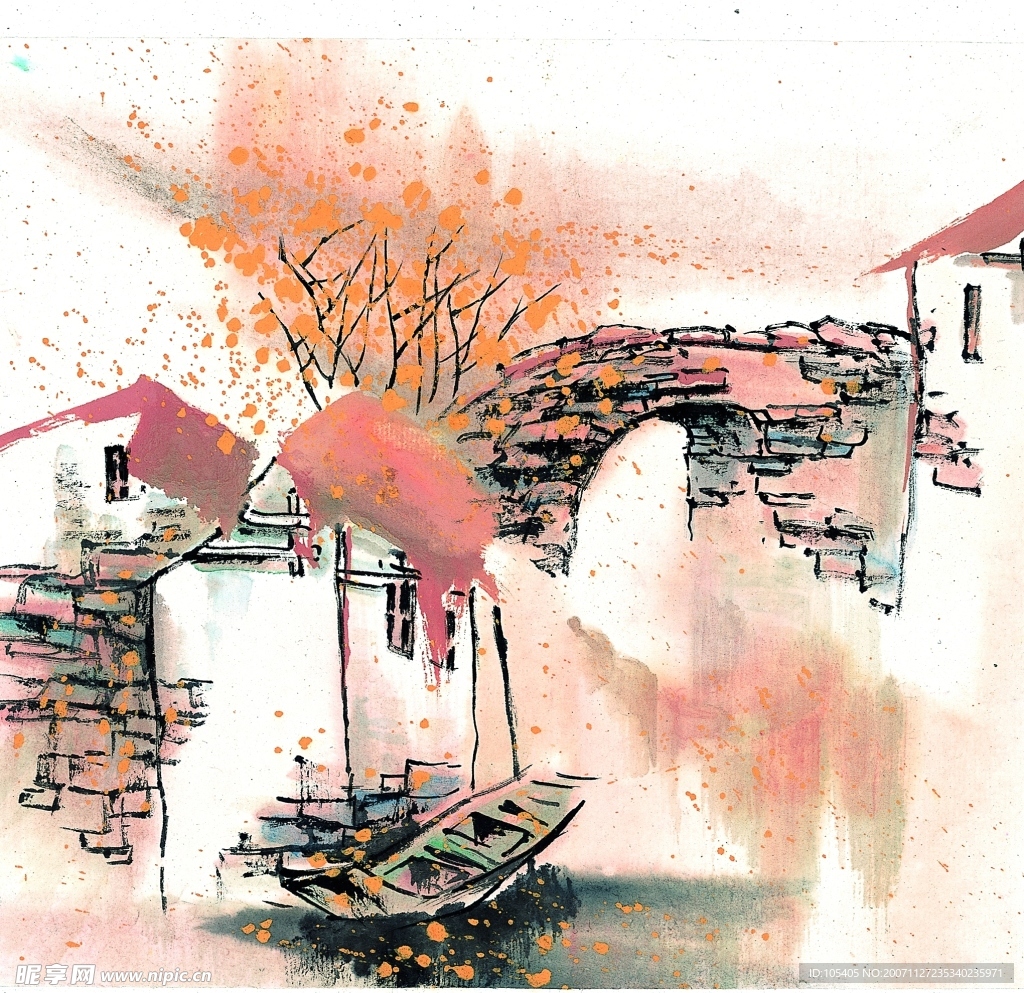 水彩画系列-秋