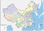 矢量中国地图CDR