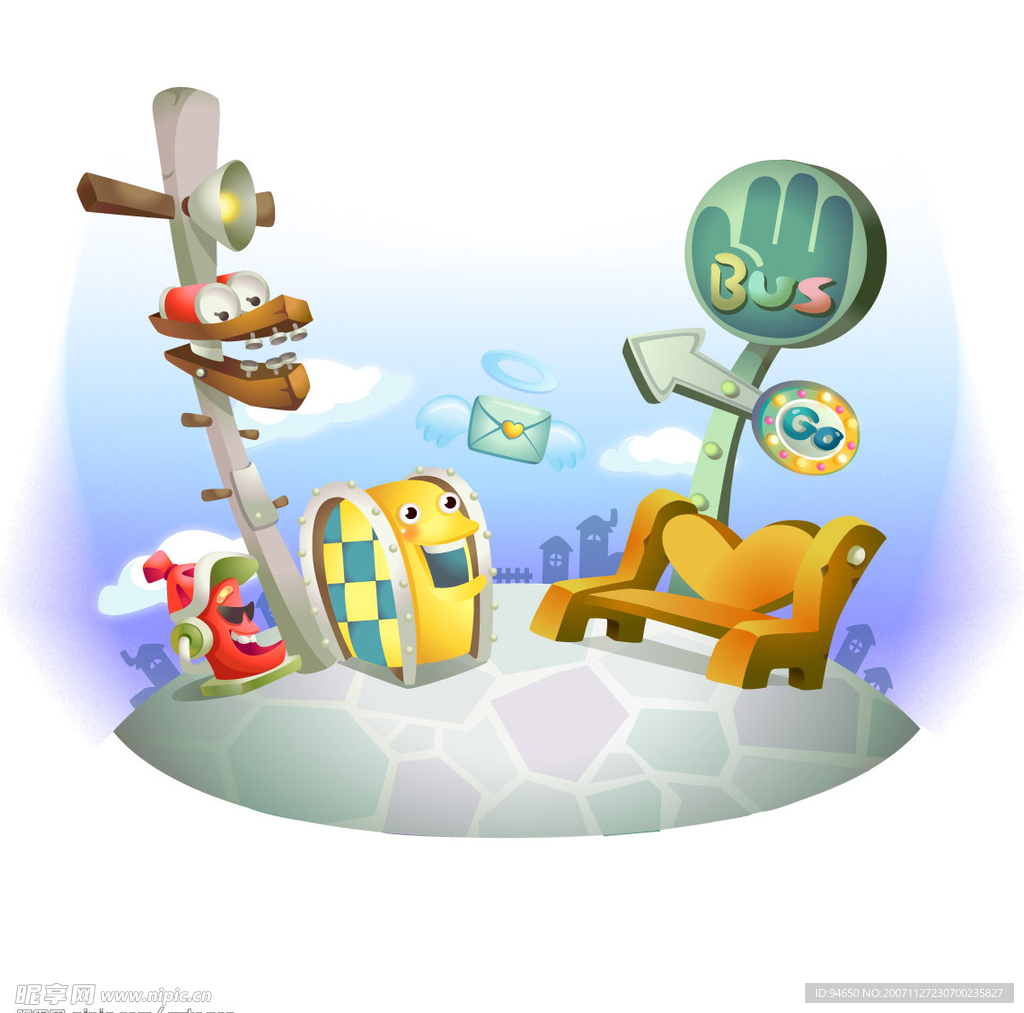 精美韩国矢量插画集图片