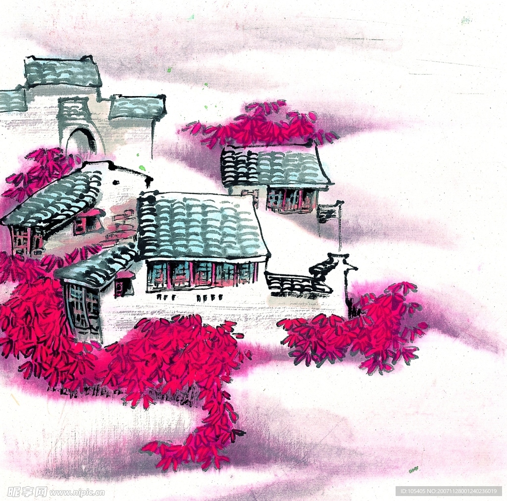 水彩画系列-秋