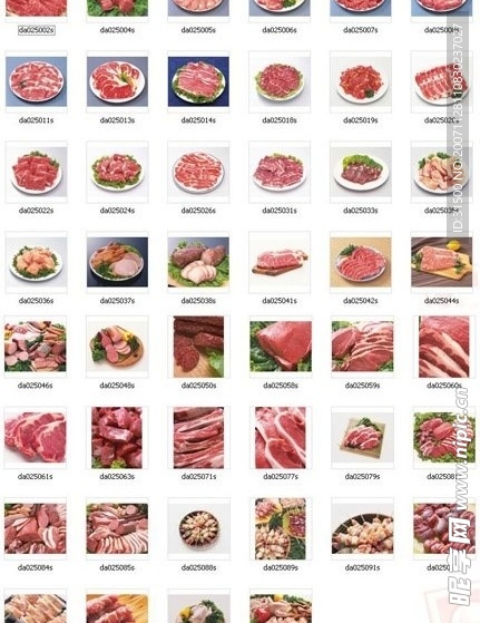 肉　素材