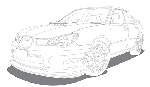 矢量素材-线描汽车