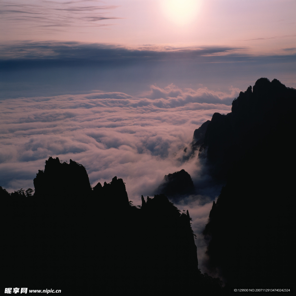 黄山云海日出