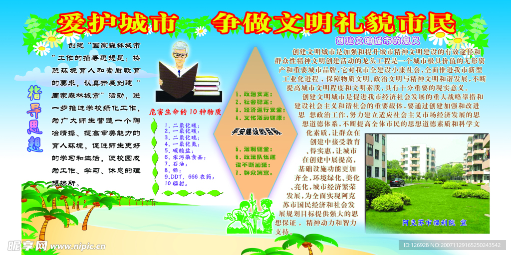 爱护城市争