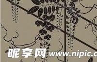 日本传统图案矢量素材14-花卉植物