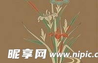 日本传统图案矢量素材31-花卉植物