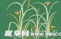 日本传统图案矢量素材32-花卉植物