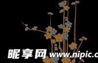 日本传统图案矢量素材68-花卉植物