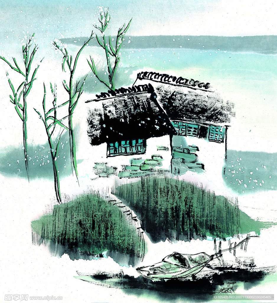 水彩画系列 - 冬