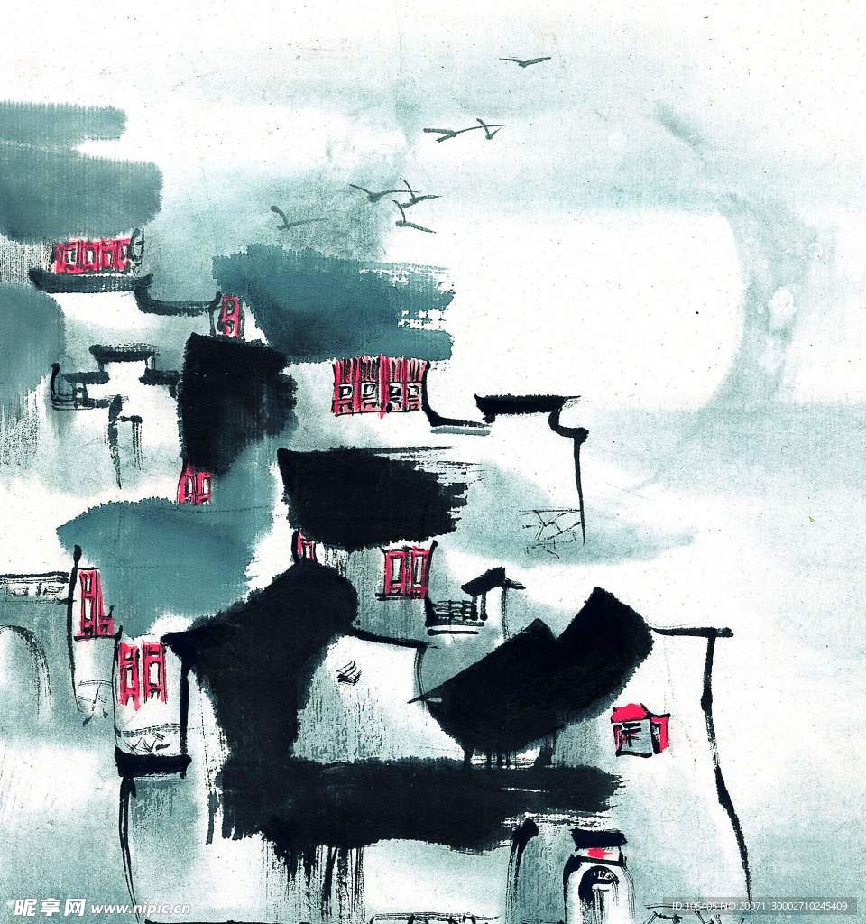 水彩画系列 - 冬