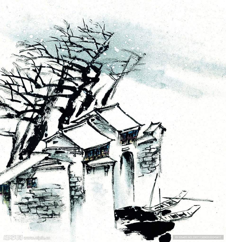 水彩画系列 - 冬