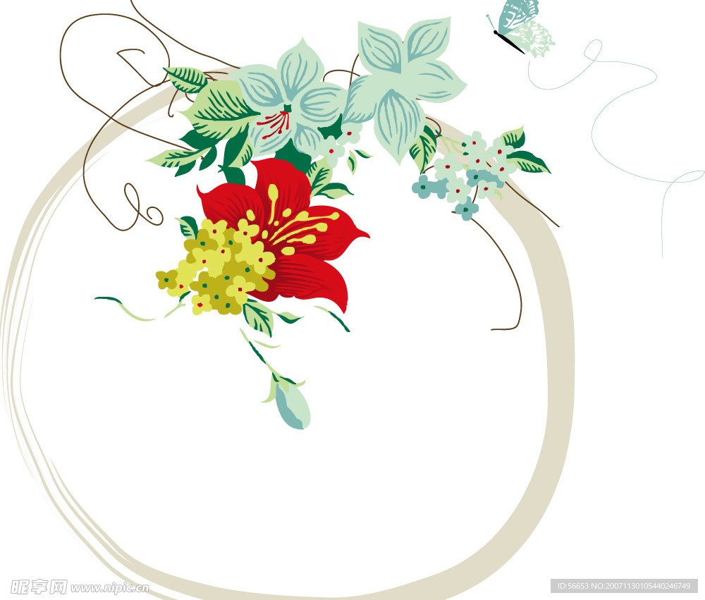 韩国花纹