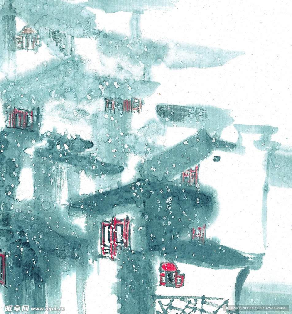 水彩画系列 - 冬