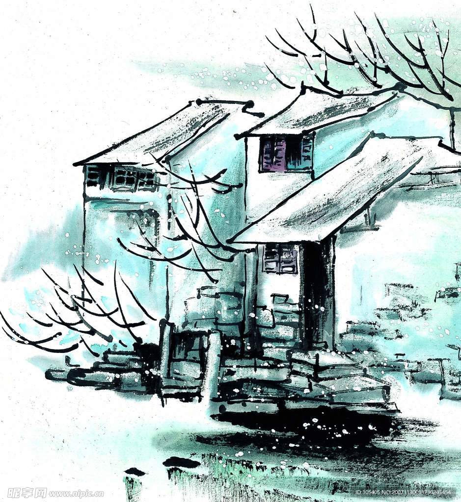 水彩画系列 - 冬