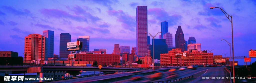 精美绝伦的宽幅城市风景