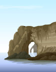 矢量 山水风景