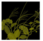 日本传统花卉植物图案矢量素材