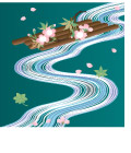 日本传统天气图案矢量素材