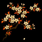 日本传统图案矢量素材10-花卉植物
