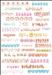 三十几款可爱字体