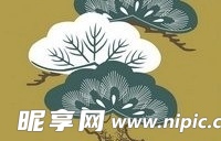 日本传统图案矢量素材86-花卉植物