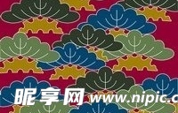 日本传统图案矢量素材88-花卉植物