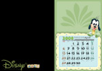 2008年日历4月psd