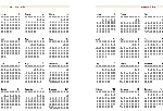 2007年－2008年日历可编辑模板