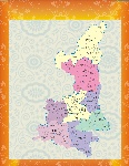 矢量陕西地图