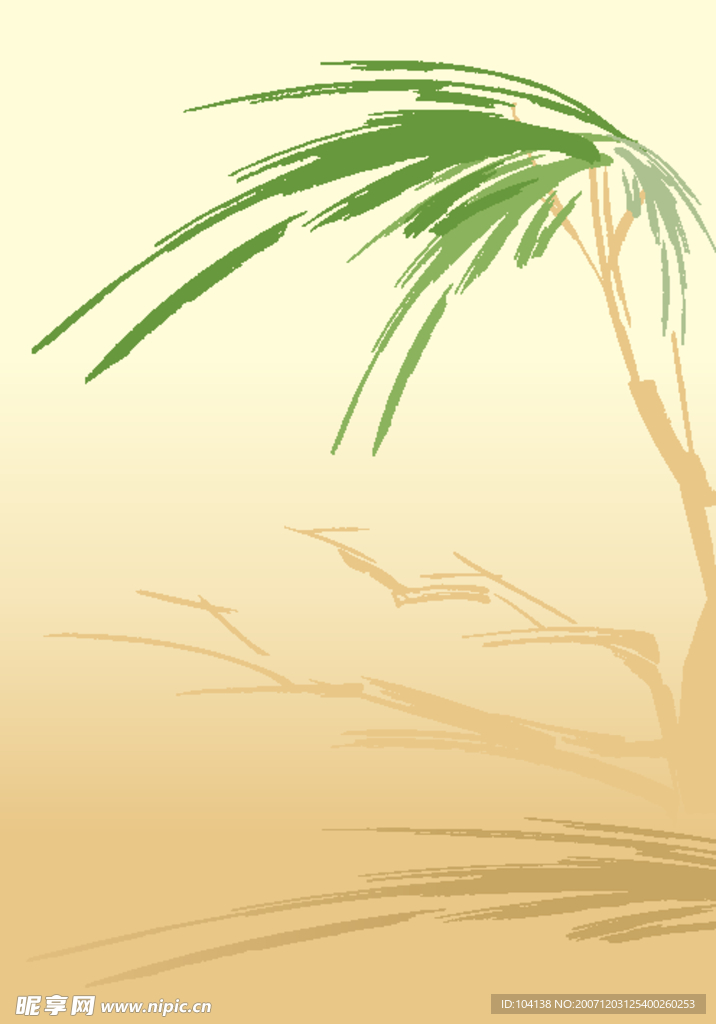 矢量植物背景