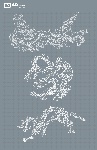 中国古典线描龙图案矢量素材