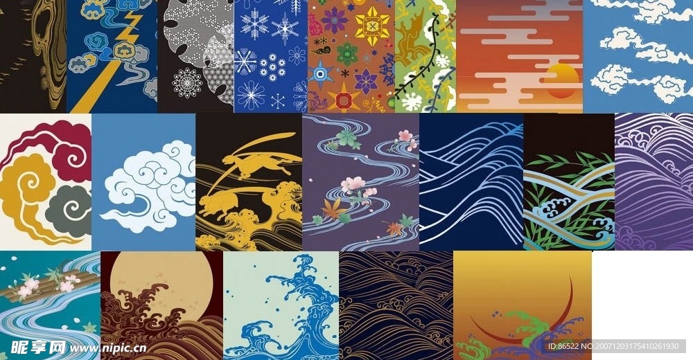 日本传统图案合集6-天气变化(26张)