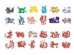 12生肖剪纸