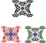 矢量古典花纹