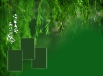 PSD分层素材_绿色旋律12